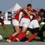 Canada scrum drives Eagles off ball.